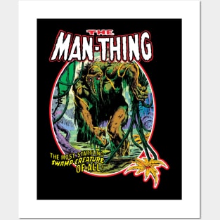 VINTAGE HORROR MAN-THING 1974 Posters and Art